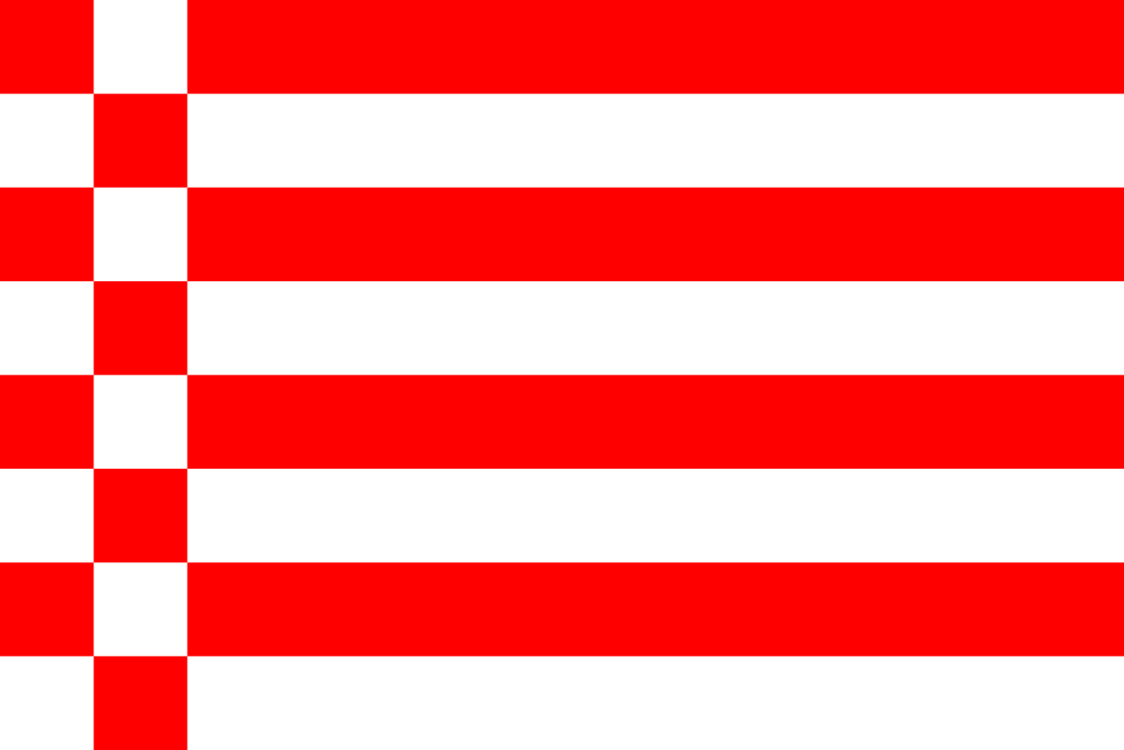 Brémská vlajka | vlajka, prapor, symbol, vlaječka, obrázek | Země Německa |  1600x1067 px