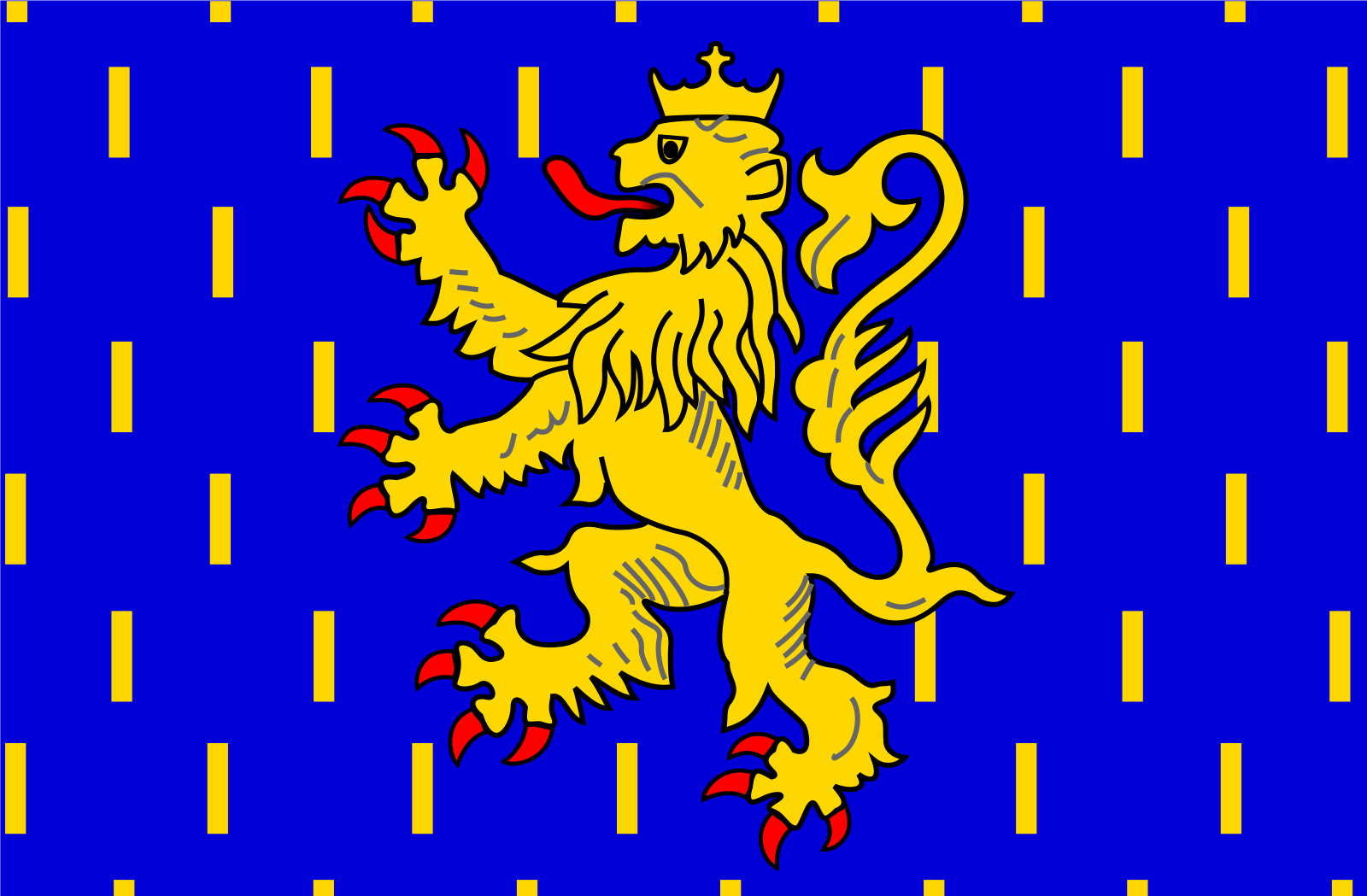 Vlajka Franche-Comté | vlajka, prapor, symbol, vlaječka, obrázek | Regiony Francie |  1600x1049 px