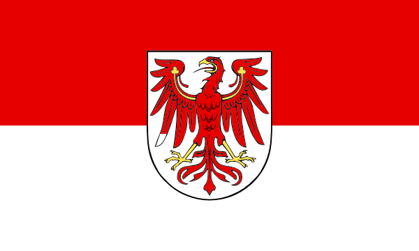Braniborská vlajka | vlajka, symbol, prapor, vlaječka, obrázek | Braniborsko | Země Německa