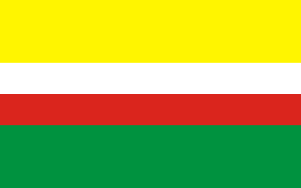 Vlajka lubušského vojvodství | vlajka, symbol, prapor, vlaječka, obrázek | Lubušské vojvodství | Polská vojvodství