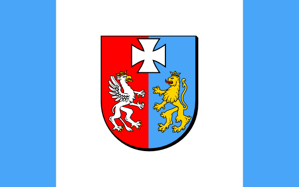 Vlajka podkarpatského vojvodství | vlajka, symbol, prapor, vlaječka, obrázek | Podkarpatské vojvodství | Polská vojvodství