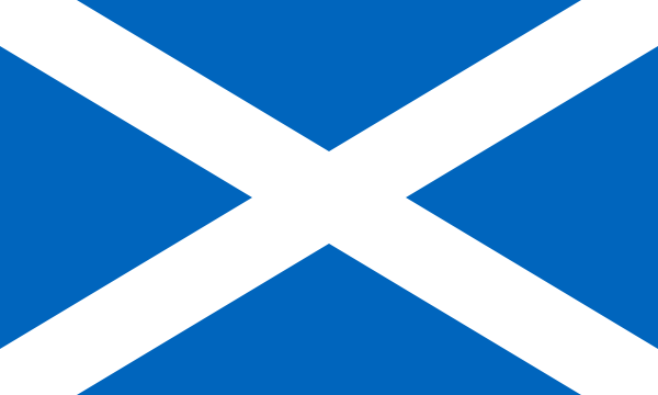 Vlajka Skotska | vlajka, symbol, prapor, vlaječka, obrázek | Skotsko | Spojené království