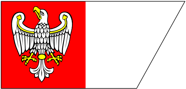 Vlajka velkopolského vojvodství | vlajka, symbol, prapor, vlaječka, obrázek | Velkopolské vojvodství | Polská vojvodství